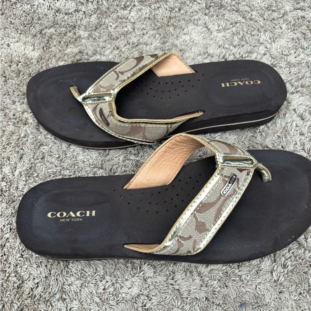 Coach Flip Flops